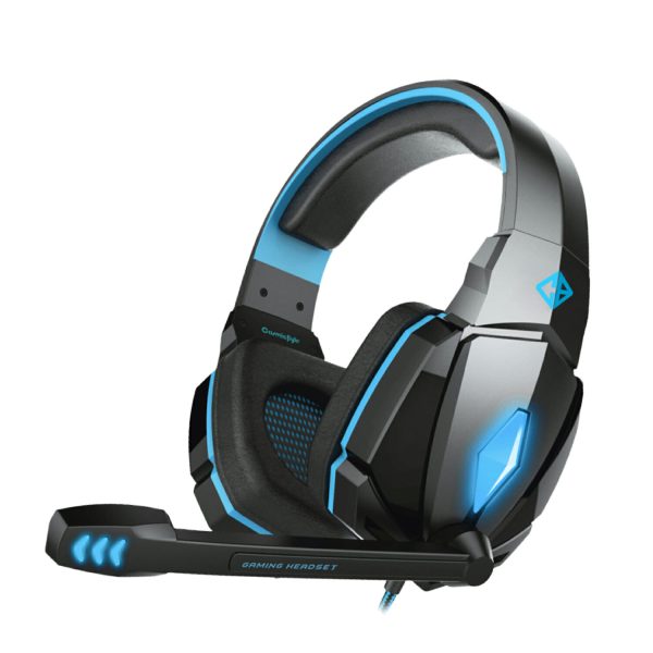 Cosmic Byte Over the Ear Headsets with Mic and LED G4000 Edition Blue Viper PC