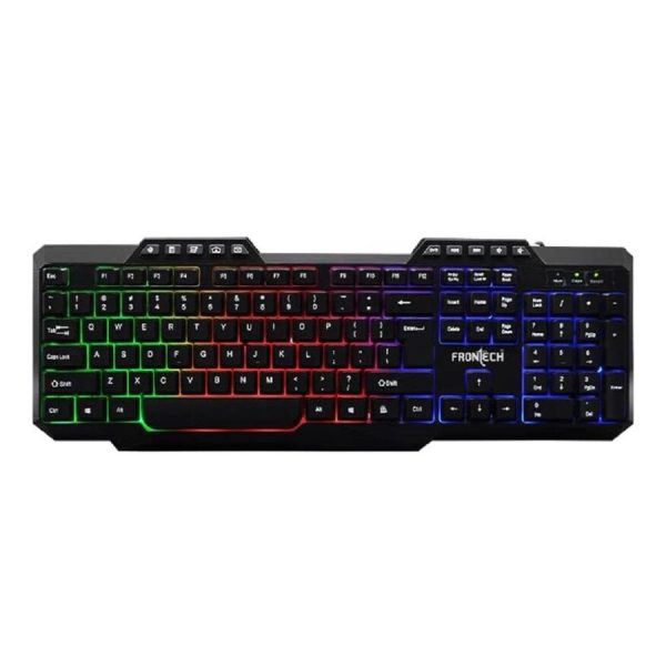 FRONTECH Wired Gaming Keyboard with Multicolor RGB LED (KB-0034)