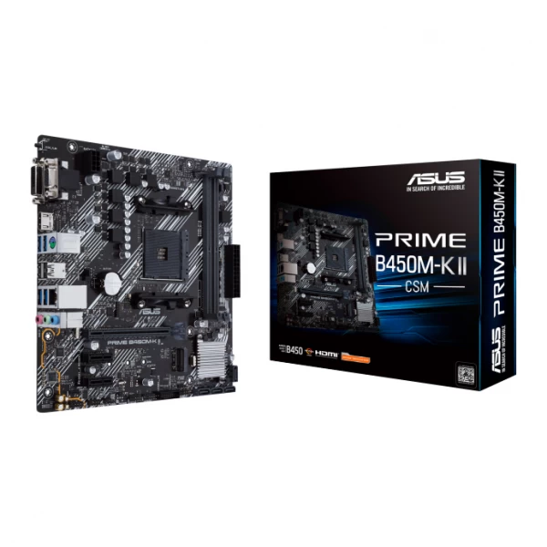 Asus Prime B450M-K II CSM Motherboard