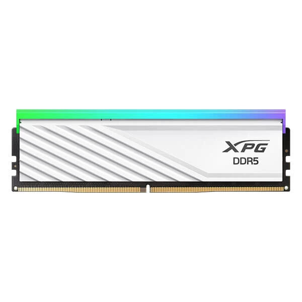 Adata XPG Lancer Blade RGB Series 16GB (16GBx1) DDR5 6000MHz Desktop Ram (White)