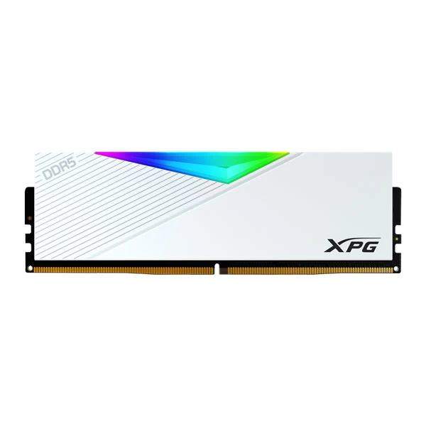 Adata XPG Lancer RGB Series 16GB (16GBx1) DDR5 5600MHz Desktop Ram (White)