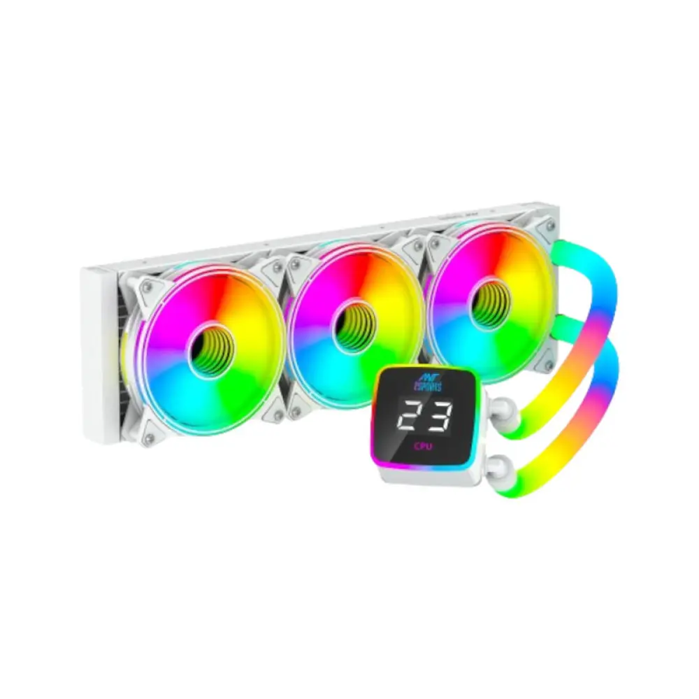 Ant Esports Ice-Glow 360 Argb Cpu Liquid Cooler White