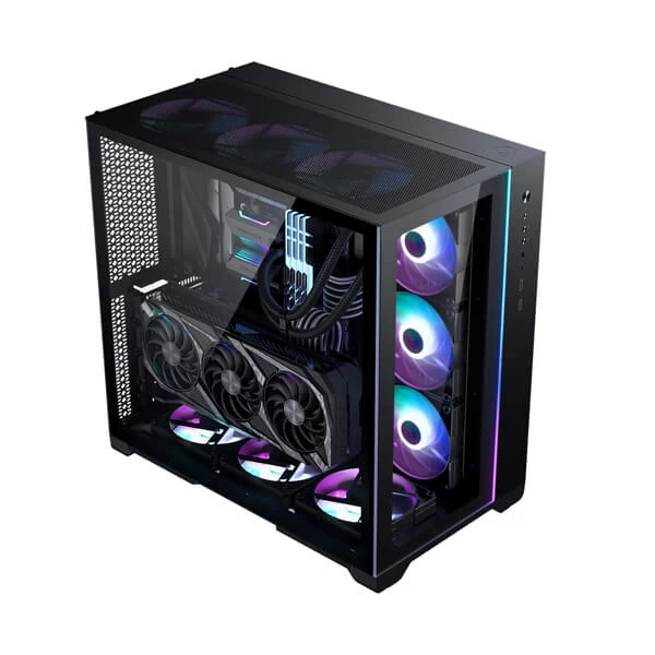 Phanteks MagniumGear Neo Qube 2 DRGB (E-ATX) Mid Tower Cabinet (Black ...