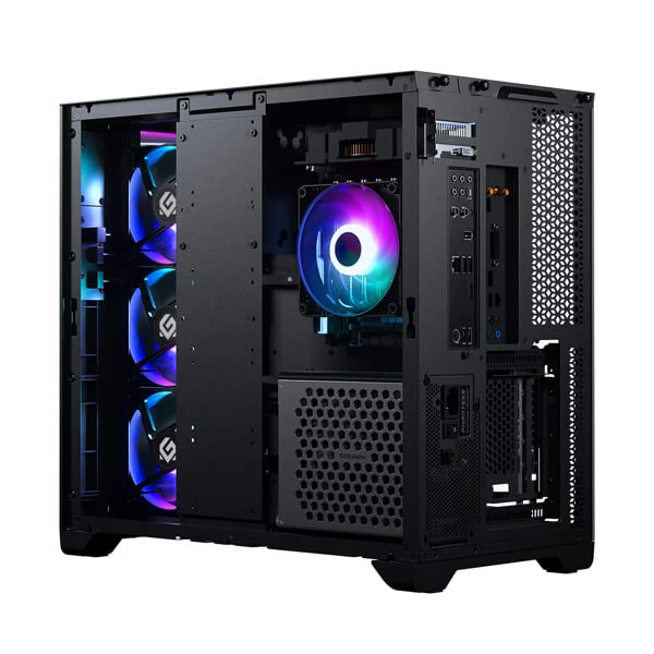 Phanteks MagniumGear Neo Qube 2 DRGB (E-ATX) Mid Tower Cabinet (Black ...