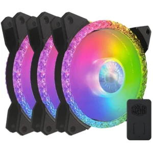 COOLER MASTE MF120 PRISMATIC 120MM 3X ARGB BLACK
