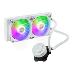 Cooler Master MasterLiquid 240L Core ARGB 240mm CPU Liquid Cooler (White)