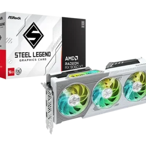 ASRock RX 9060 XT Steel Legend OC 16GB GDDR6 Graphics Card