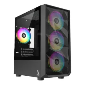 TAG Gamerz Pulser ARGB MATX Mid Tower Cabinet Black