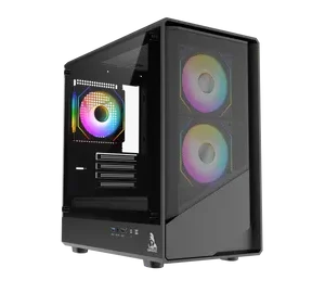 TAG Gamerz Starlight ARGB MATX Mid Tower Cabinet Black