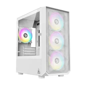 TAG Gamerz Pulser ARGB MATX Mid Tower Cabinet White