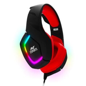 Ant Esports H530 Multi-Platform Pro RGB Gaming Headset(Black-Red)