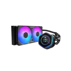 Cooler Master MasterLiquid Atmos II LCD 240mm CPU Liquid Cooler Black