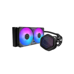 Cooler Master MasterLiquid Atmos II Pixel LED 240mm CPU Liquid Cooler Black
