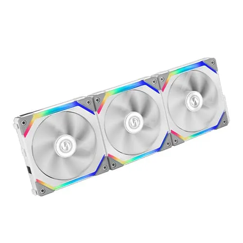 LIAN LI UNI FAN SL120 RGB WHITE 3X - Image 3