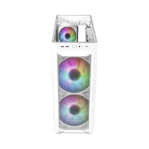 Cooler Master HAF 500 (E-ATX) Cabinet (White) - Image 4