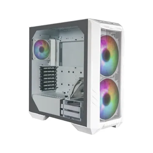 Cooler Master HAF 500 (E-ATX) Cabinet (White) - Image 5