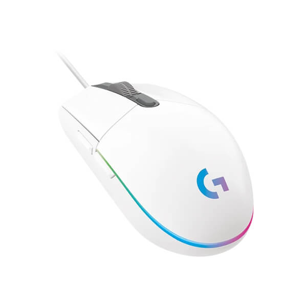 Logitech G203 Lightsync RGB Gaming Mouse (White) - Image 2