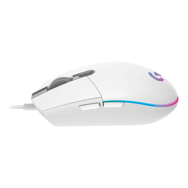Logitech G203 Lightsync RGB Gaming Mouse (White) - Image 3