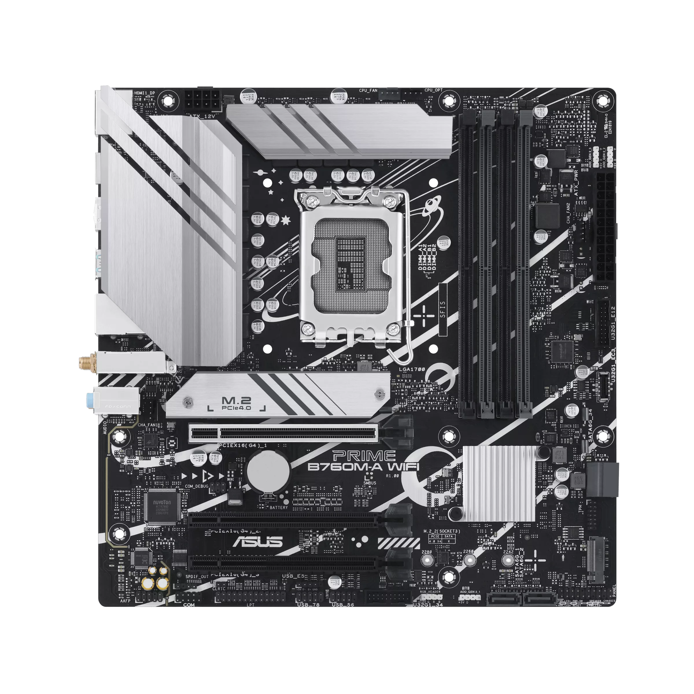 Asus Prime B760M-A WIFI DDR5 M-ATX Motherboard - Image 2