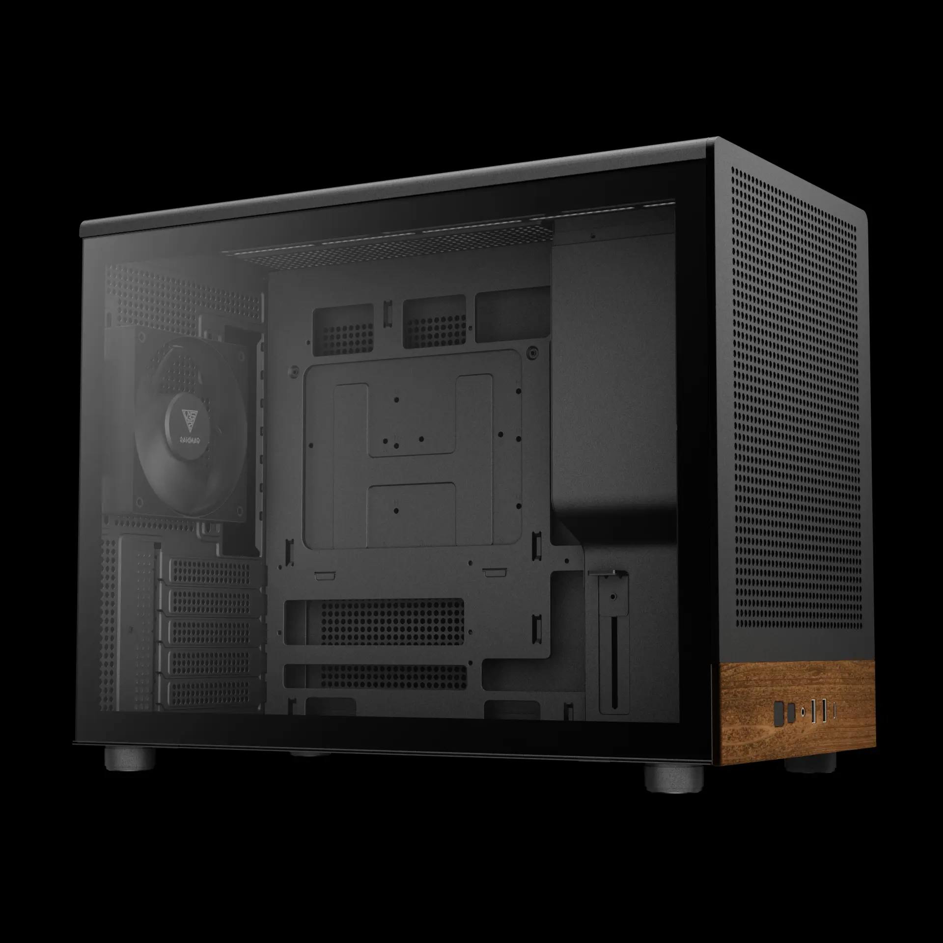 Gamdias ATHENA M4M Wood M-ATX Mini Tower Case - Image 5