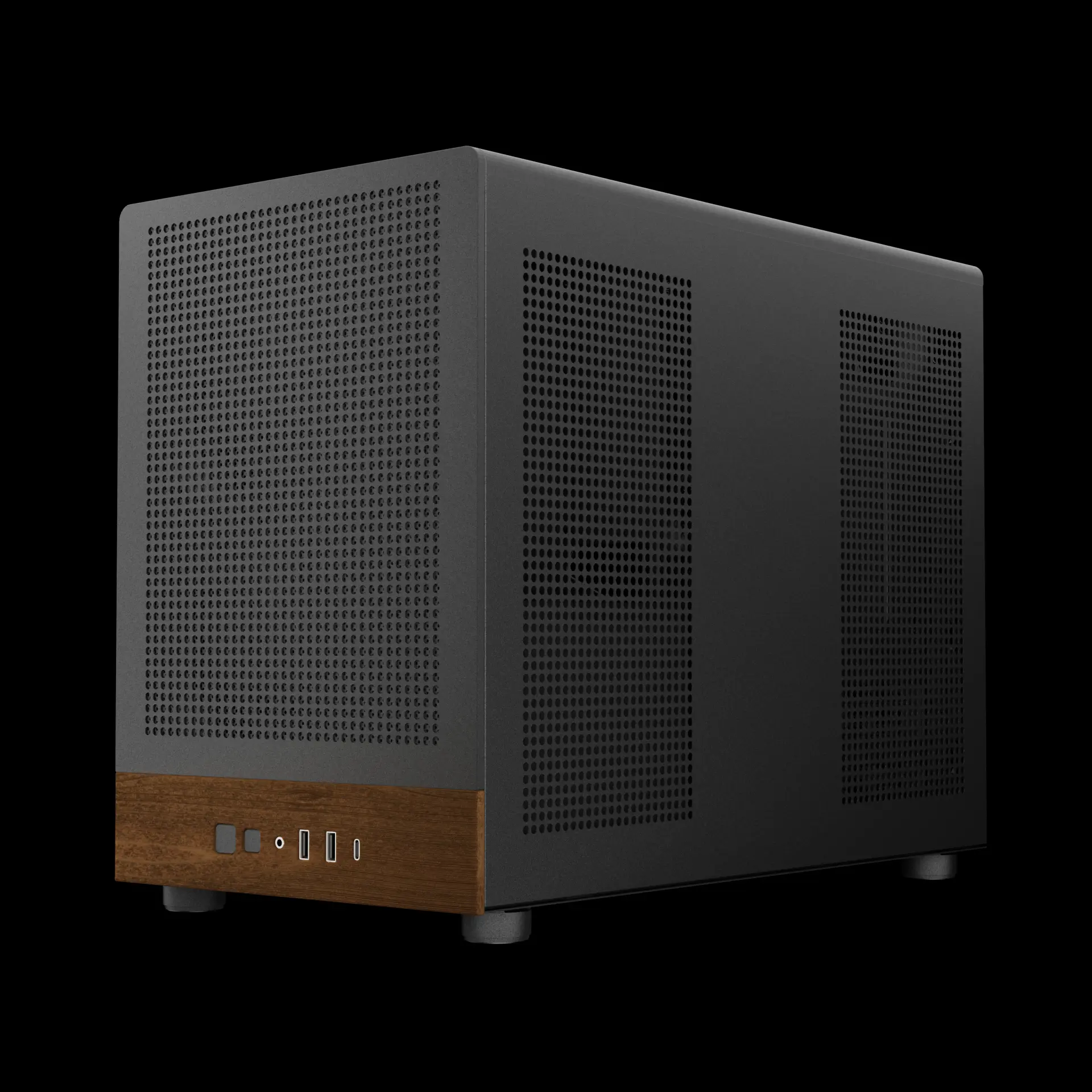 Gamdias ATHENA M4M Wood M-ATX Mini Tower Case - Image 4