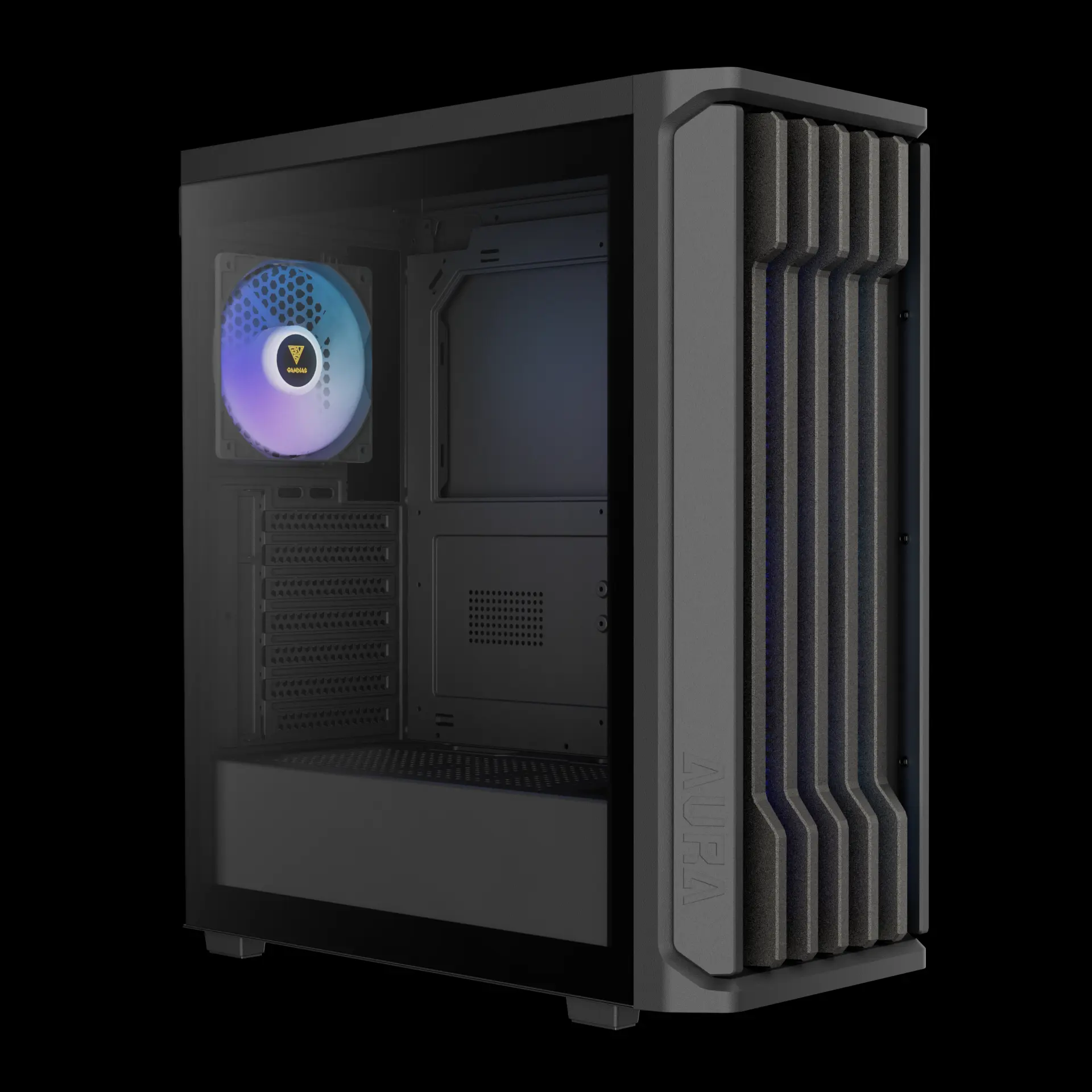 Gamdias AURA GC11 Black ARGB ATX Mid Tower Case - Image 2