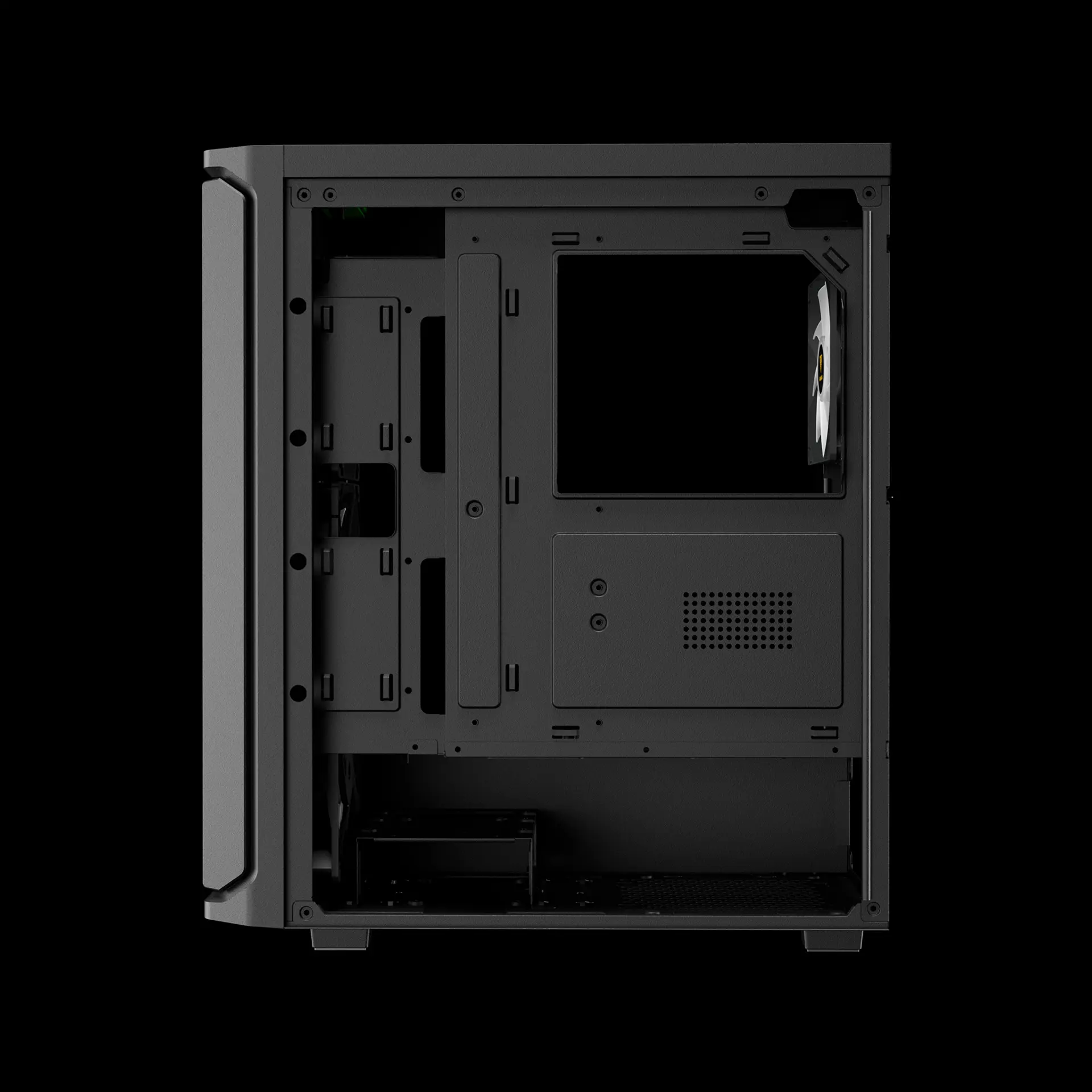 Gamdias AURA GC11 Black ARGB ATX Mid Tower Case - Image 5