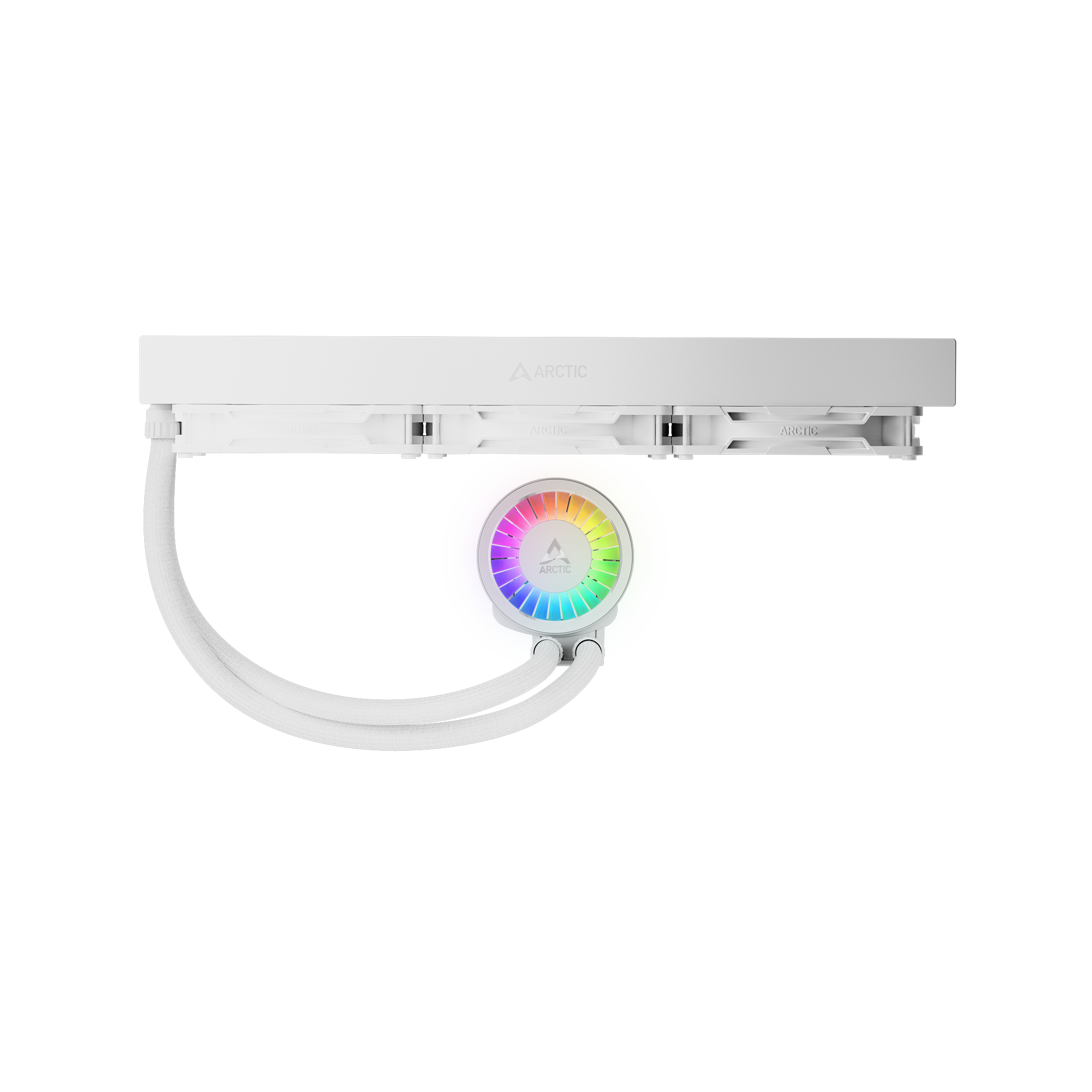 Arctic Liquid Freezer III Pro 420 ARGB CPU Liquid Cooler - White - Image 3
