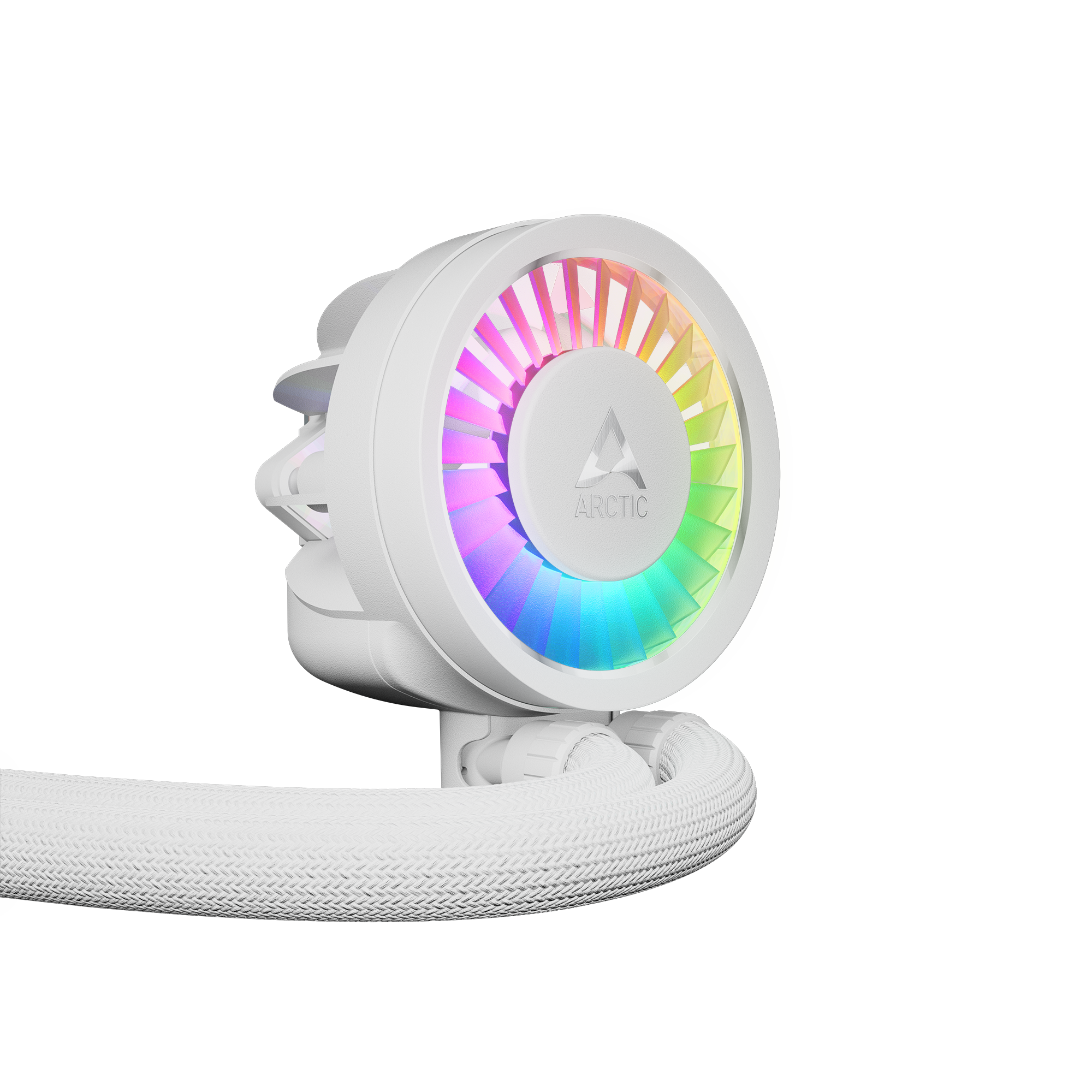 Arctic Liquid Freezer III Pro 420 ARGB CPU Liquid Cooler - White - Image 4