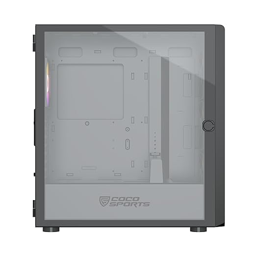 Coconut Rampage 2000D Gaming Cabinet-Black - Image 4