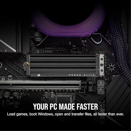 Corsair MP600 Elite 1TB M.2 PCIe Gen4 x4 NVMe SSD with Heatsink - Image 4