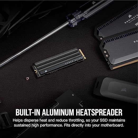 Corsair MP600 Elite 1TB M.2 PCIe Gen4 x4 NVMe SSD with Heatsink - Image 7