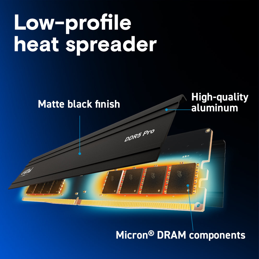Crucial Pro 16GB 5600MHz CL46 DDR5 RAM - Image 5