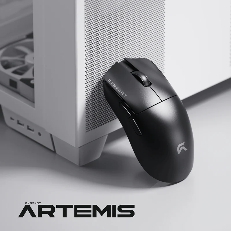 Cybeart Artemis 52g Ultra-Light Wireless Gaming Mouse-Black - Image 4