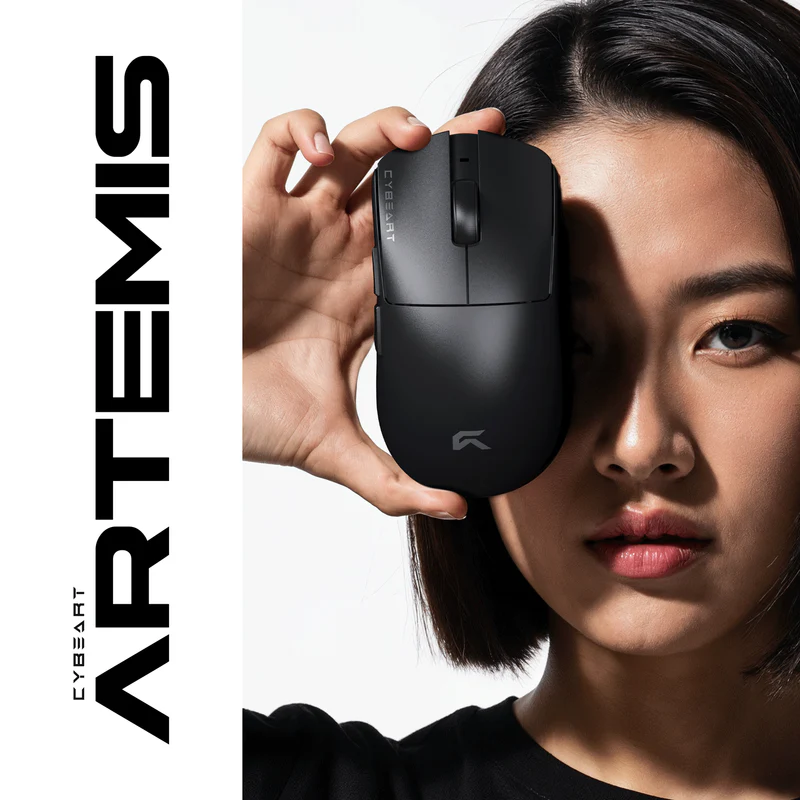 Cybeart Artemis 52g Ultra-Light Wireless Gaming Mouse-Black - Image 6