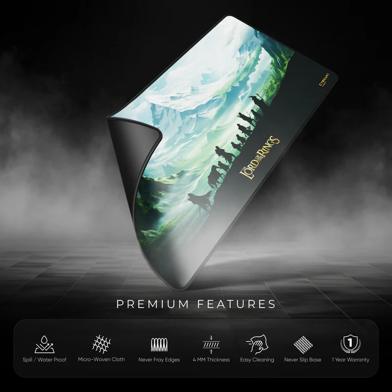Cybeart The Lord of the Rings XXL Gaming Mouse Pad - Image 9