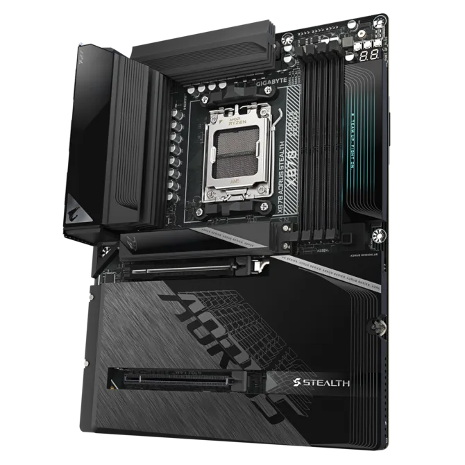 GIGABYTE X870 AORUS STEALTH ATX Wi-FI 7 Motherboard - Image 4