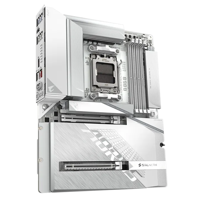 Gigabyte B850 Aorus Stealth Ice WIFI7 ATX Motherboard - Image 4