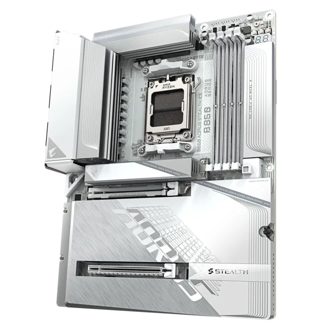 Gigabyte B850 Aorus Stealth Ice WIFI7 ATX Motherboard - Image 5