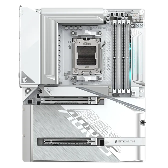 Gigabyte X870 Aorus Stealth ICE ATX Wi-Fi 7 Motherboard - Image 2