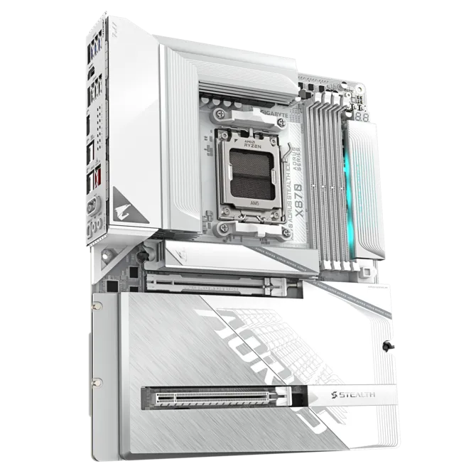 Gigabyte X870 Aorus Stealth ICE ATX Wi-Fi 7 Motherboard - Image 4