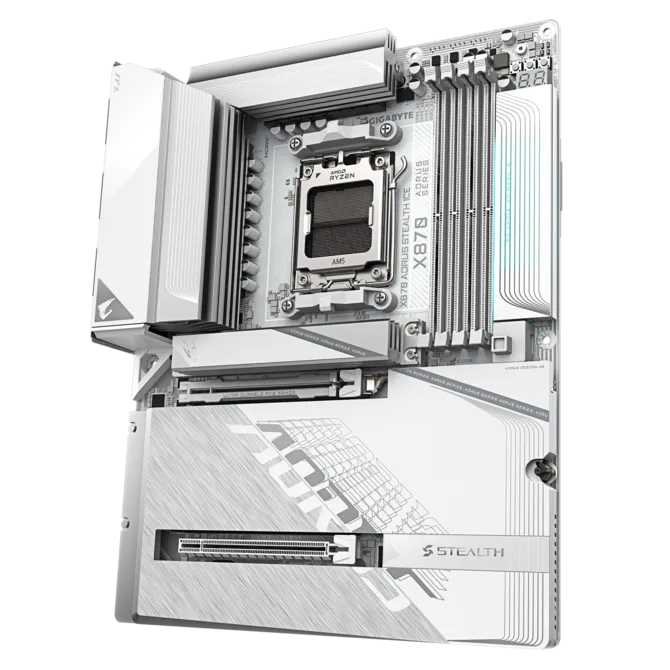 Gigabyte X870 Aorus Stealth ICE ATX Wi-Fi 7 Motherboard - Image 5