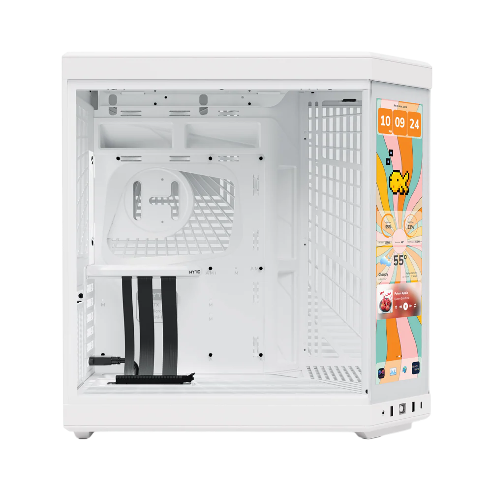 Hyte Y70 Touch Infinite White E-ATX Mid Tower Case - Image 3