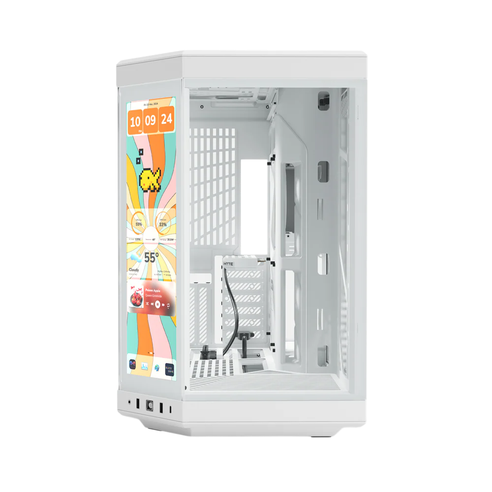 Hyte Y70 Touch Infinite White E-ATX Mid Tower Case - Image 2