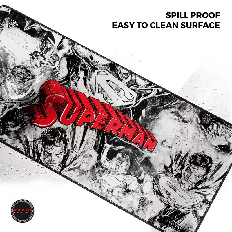 Cybeart Superman Jim Lee Edition XXL Gaming Mouse Pad - Image 7