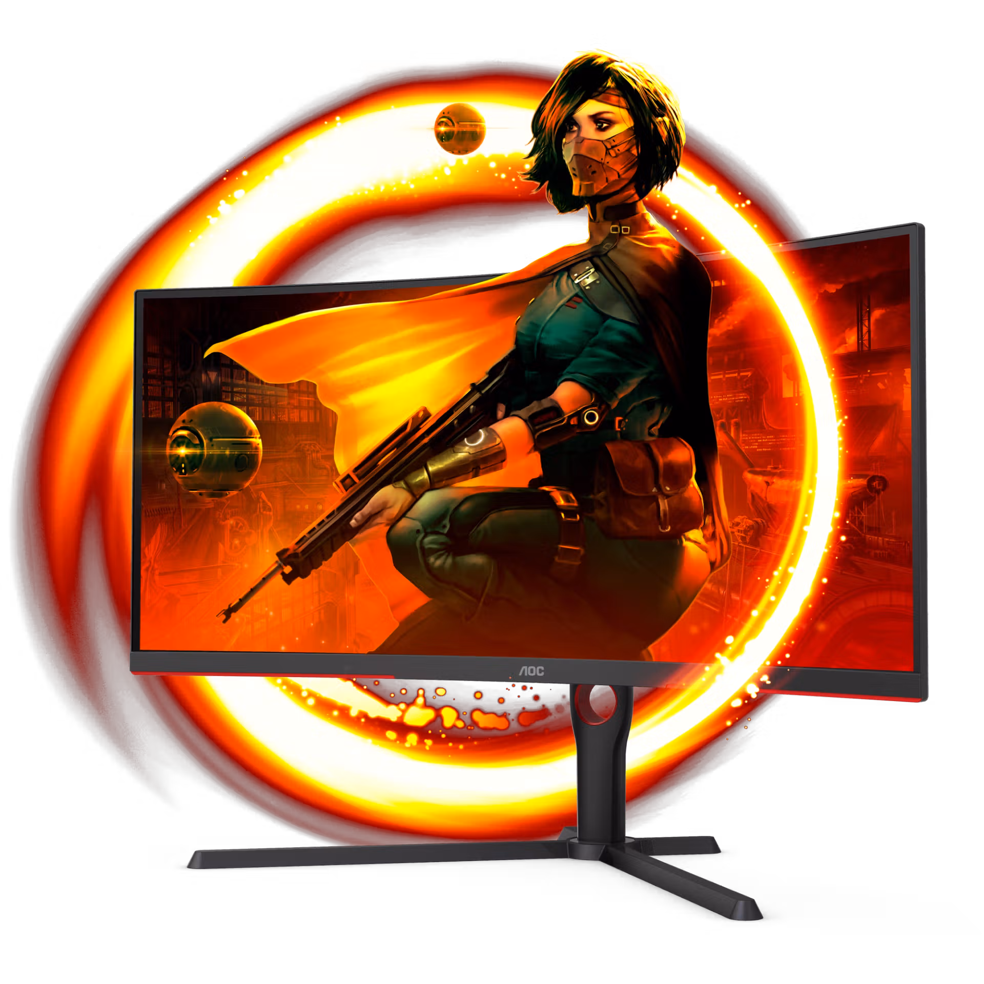 AOC CU34G3S 34" 4K / 165Hz / VA / 119.25% sRGB - Image 4