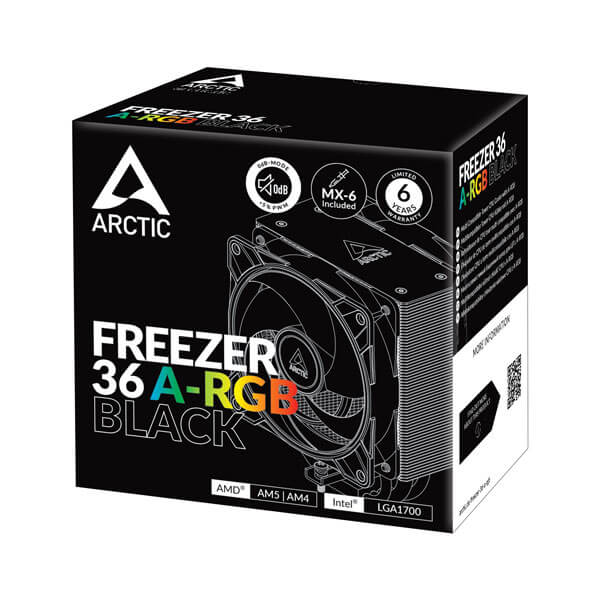 Arctic Freezer 36 ARGB CPU Air Cooler (Black) - Image 9