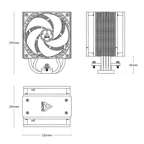 Arctic Freezer 36 CO CPU Air Cooler - Image 6