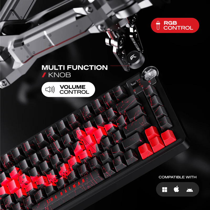 CYBEART Nighthawk 75 The Batman Edition Wireless Mechanical - Image 3