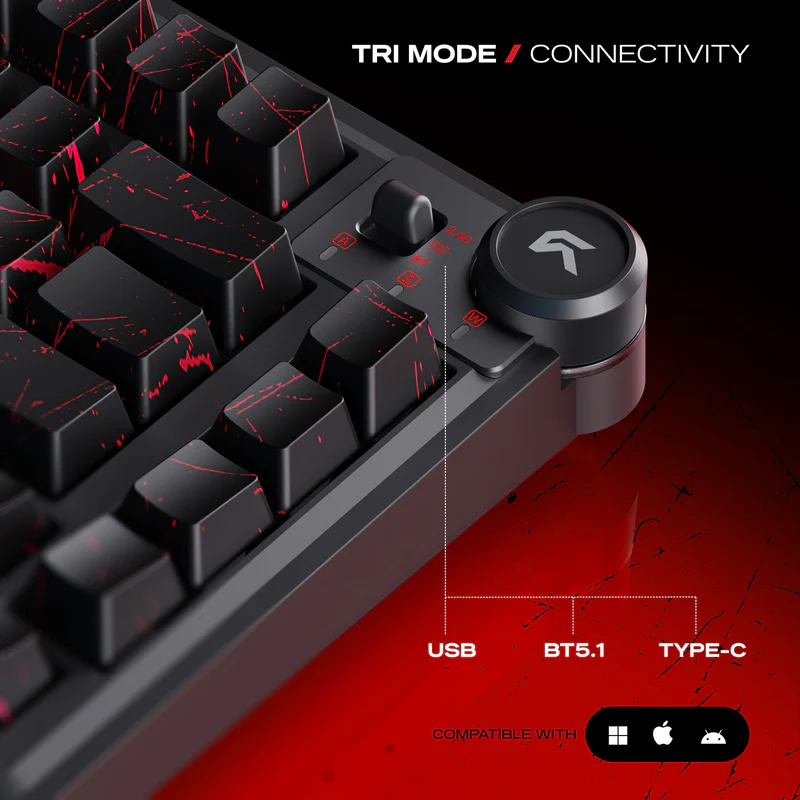 CYBEART Nighthawk 75 The Batman Edition Wireless Mechanical - Image 6
